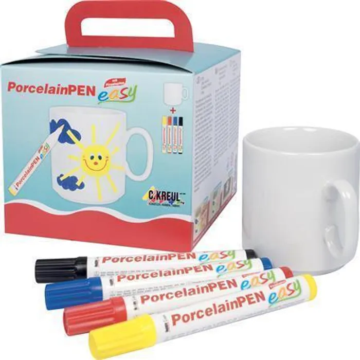 Hlavný obrázok produktu Sada fixů na porcelán "EASY - TVŮJ VLASTNÍ HRNEK", Hobby Line, KREUL