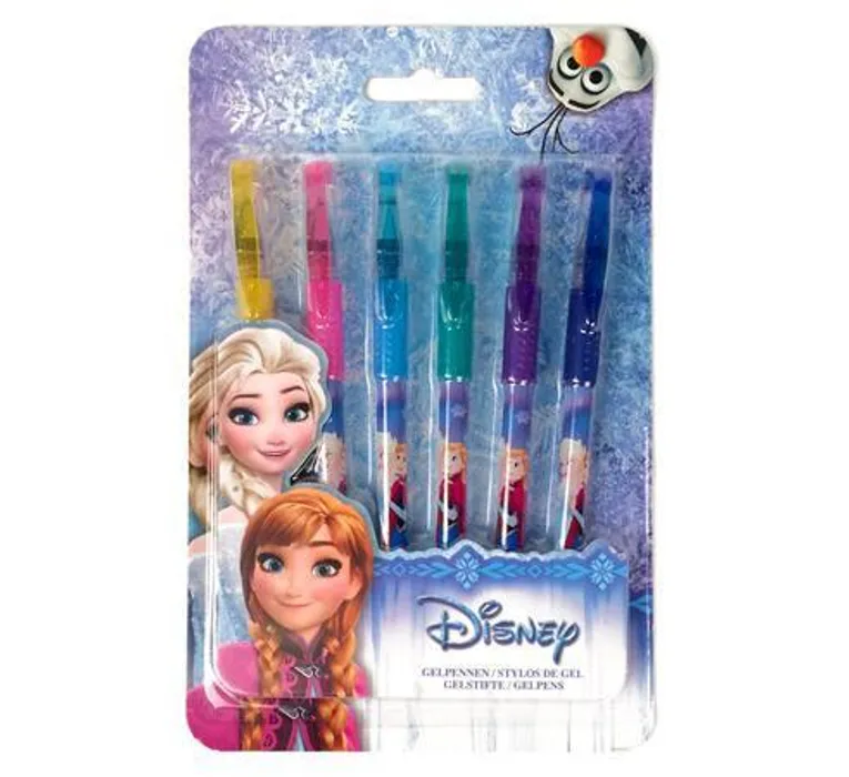 Hlavný obrázok produktu Sada gelových per "Frozen", 6 barev, CANENCO