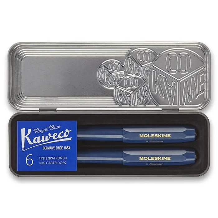 Hlavný obrázok produktu Sada kuličková tužka a plnicí pero Moleskine Kaweco modrá