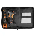 Ďalší obrázok produktu Sada lepiacej pištole 11 mm, 60/100W, 12 tavných tyčiniek, 3 chrániče na, prsty, látkové puz