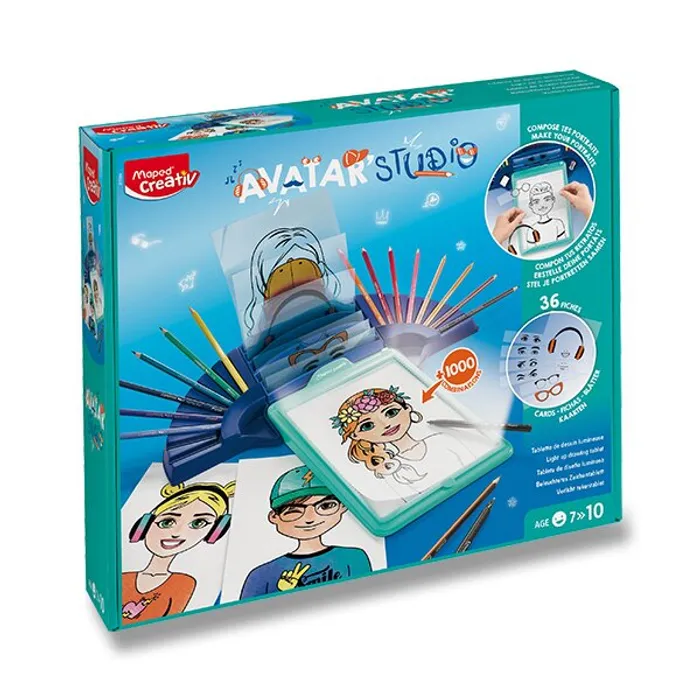Hlavný obrázok produktu Sada Maped Creativ Avatar Studio tabulka s podsvícením