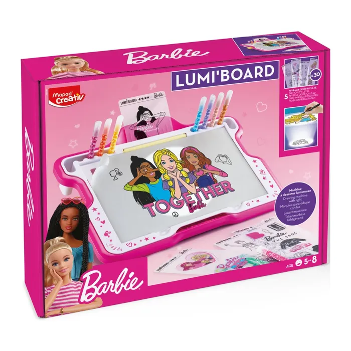 Hlavný obrázok produktu Sada Maped Creativ Barbie Lumi Board tabule s podsvícením