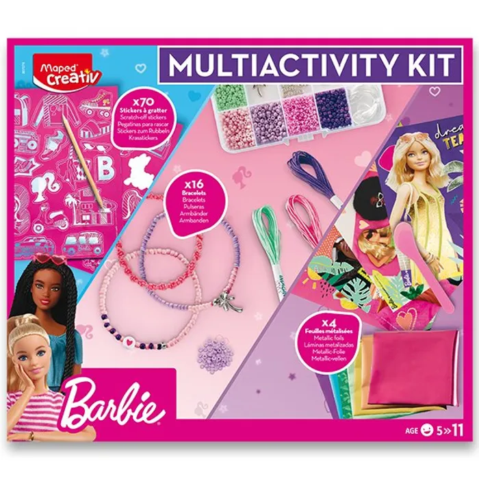 Hlavný obrázok produktu Sada Maped Creativ Barbie Multiactivity Kit sada 3v1