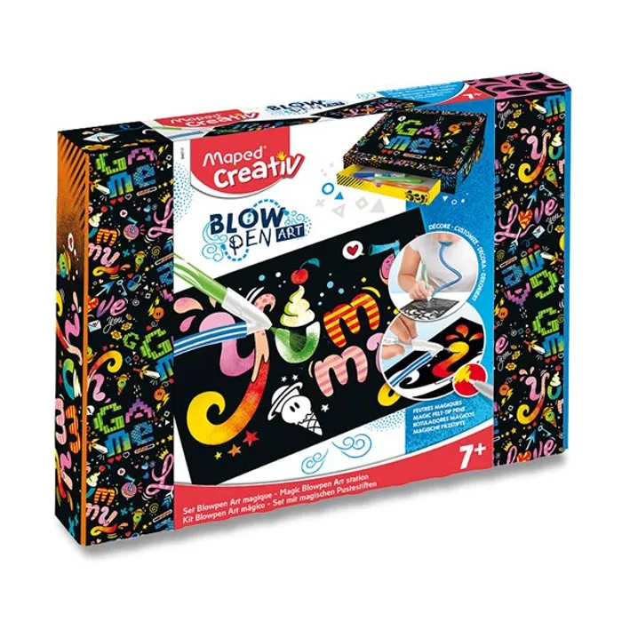 Hlavný obrázok produktu Sada Maped Creativ Blowpen Art Magic Foukací pero 15 barev