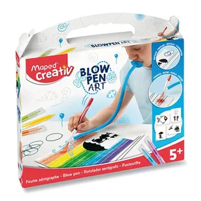 Súprava Maped Creativ Blowpen String´Art Fúkacie pero 6 farieb