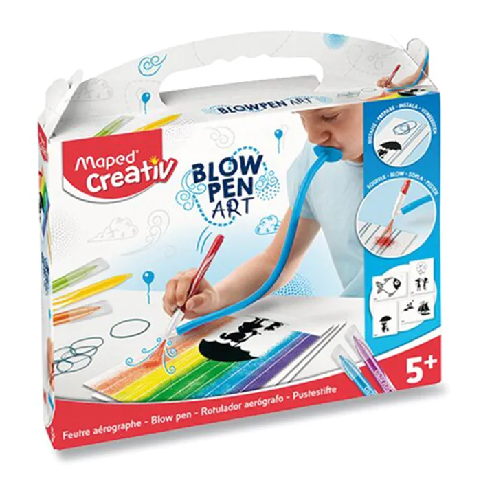 Hlavný obrázok produktu Sada Maped Creativ Blowpen String´Art Foukací pero 6 barev