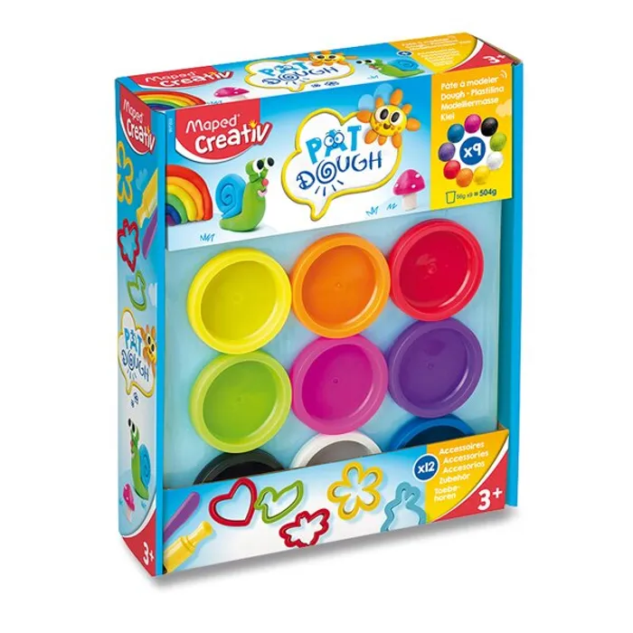 Hlavný obrázok produktu Sada Maped Creativ Modeling Pat´Dough 9 barev