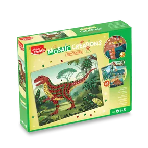 Súprava Maped Creativ Mosaic Creations - Dinosaury