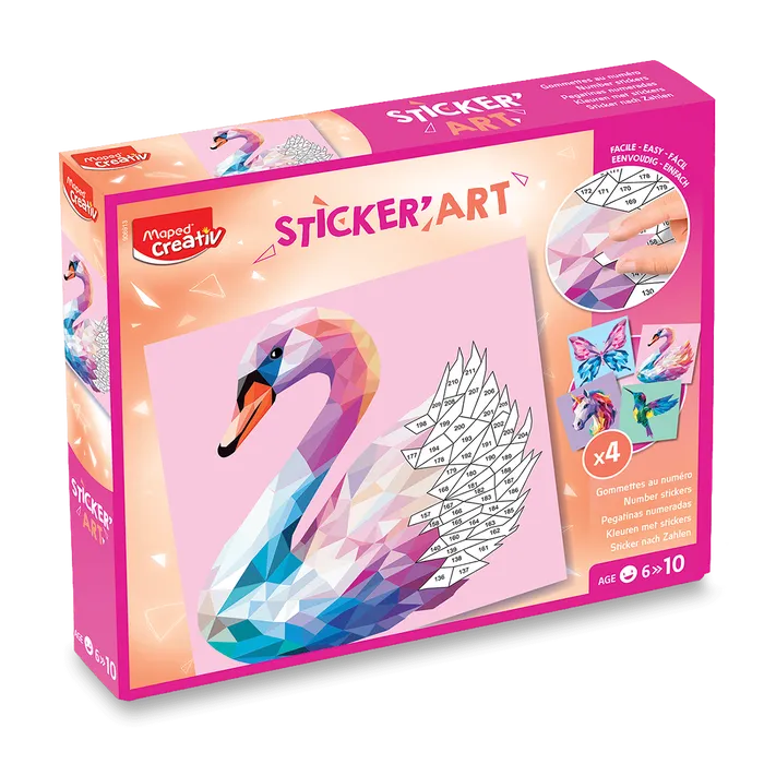 Hlavný obrázok produktu Sada Maped Creativ Sticker´Art samolepky - Elegantní tvorové
