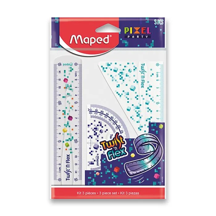 Hlavný obrázok produktu Sada Maped Twist´n Flex Pixel Party 3dílná sada