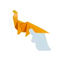 Ďalší obrázok produktu Sada papírů Avenue Mandarine Origami Dino - 40 listů