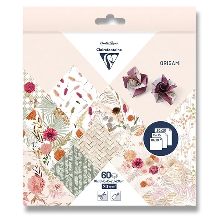 Hlavný obrázok produktu Sada papírů Clairefontaine Origami Dried Flowers