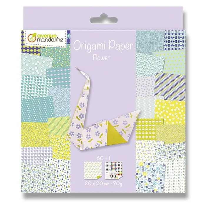 Hlavný obrázok produktu Sada papírů Clairefontaine Origami Kytky
