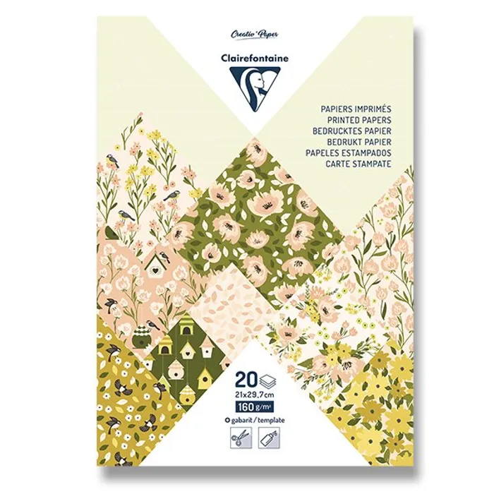 Hlavný obrázok produktu Sada papírů Clairefontaine Origami Spring A4