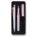 Súprava plniaceho a guľôčkového pera Faber-Castell Poly Ball Flow Blushing Sky