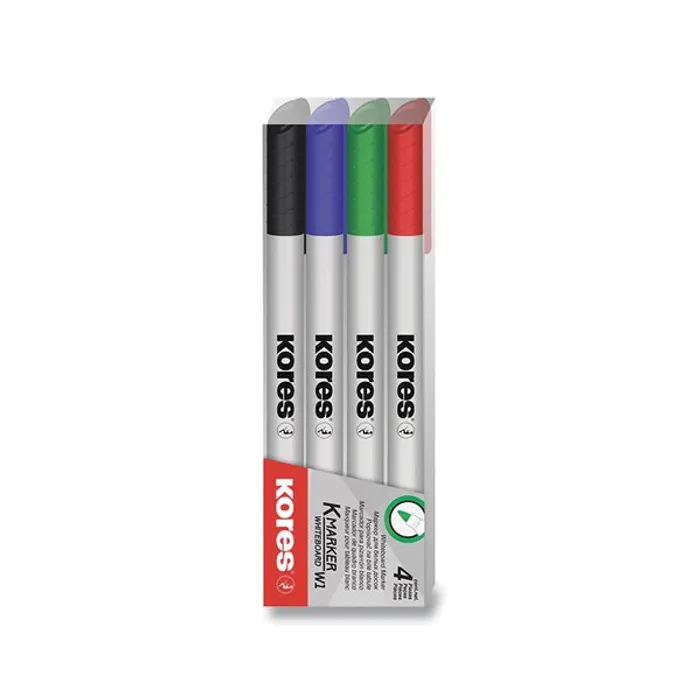 Hlavný obrázok produktu Sada popisovačů Kores K-Marker W1 sada 4 barev