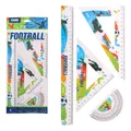 Súprava pravítok S30 FOOTBALL 4 ks