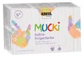 Sada prstových farieb, „MUCKI SOFTIE“, 6 farieb, 6x150 ml, KREUL
