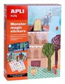 Sada s magickými samolepkami, APLI, príšerky