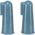 Ďalší obrázok produktu Sada silikónových zubných kefiek na prst, 6cm, 2ks