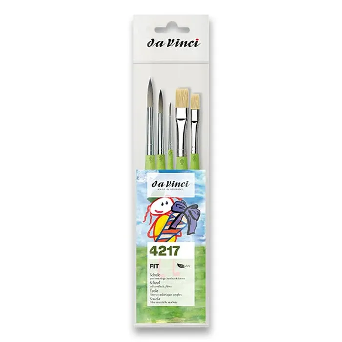 Hlavný obrázok produktu Sada štětců da Vinci Fit Synthetics & Bristle Synthetics souprava, 5 ks