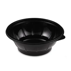 Šalátová miska (rPET) čierna priemer 176mm 600ml [50 ks]