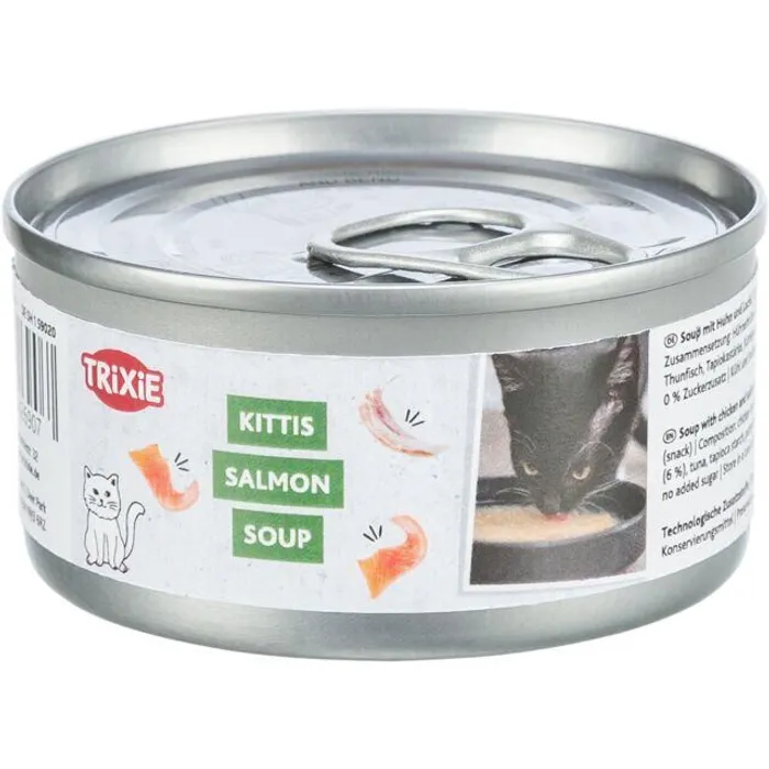 Hlavný obrázok produktu Salmon Soup kuře & losos - tekutý pamlsek pro kočky, 80 g