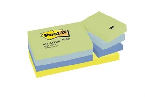 Samolepiace bloček, 38x51 mm, 12x100 listov, 3M POSTIT