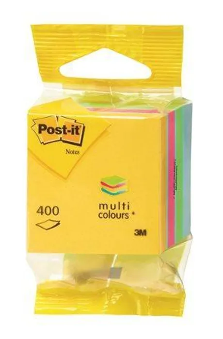Hlavný obrázok produktu Samolepicí bloček, 51x51 mm, 400 lístků, blister, 3M POSTIT