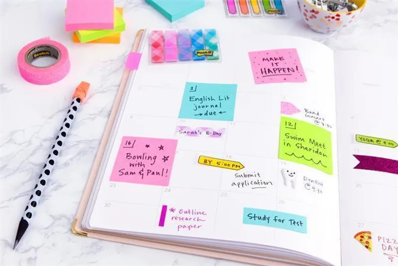 Hlavný obrázok produktu Samolepící bloček, 76x76 mm, 450 lístků, 3M POSTIT, růžový