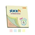 Samolepicí bloček Hopax Stick’n Alternate Pastel Notes 76 x 76 mm, 100 listů