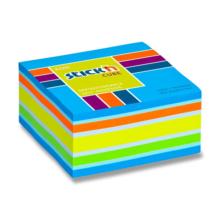 Hlavný obrázok produktu Samolepicí bloček Hopax Stick’n Notes Neon modrý