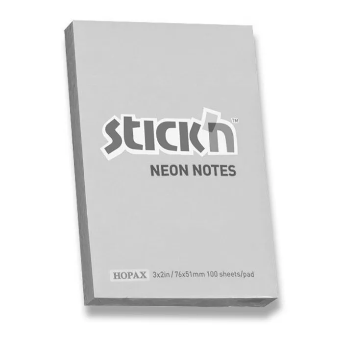 Hlavný obrázok produktu Samolepicí bloček Hopax Stick’n Notes Neon zelený