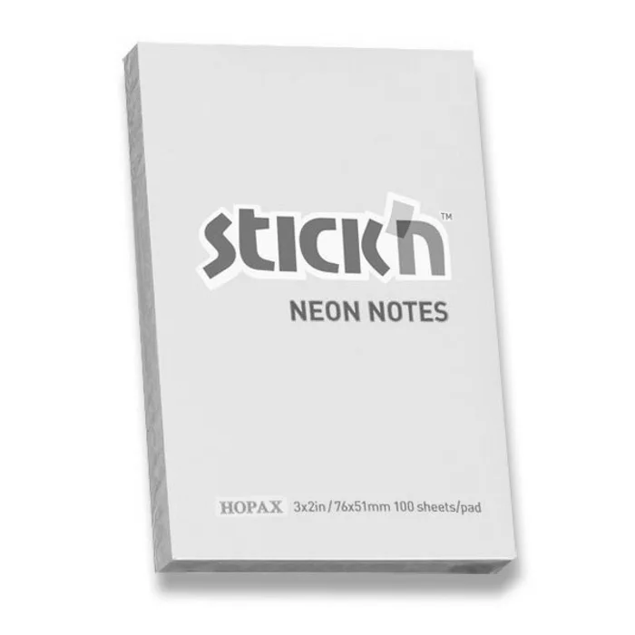 Hlavný obrázok produktu Samolepicí bloček Hopax Stick’n Notes Neon žlutý