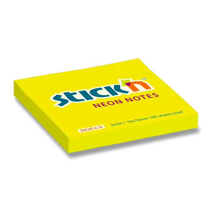Hlavný obrázok produktu Samolepicí bloček Hopax Stick’n Notes žlutý