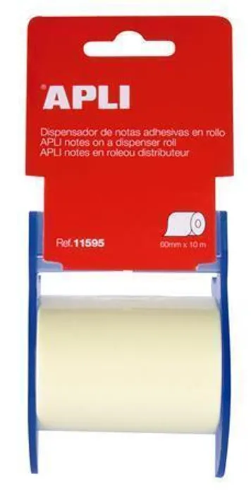 Hlavný obrázok produktu Samolepicí bloček s dávkovačem, 60 mm x 10 m, APLI