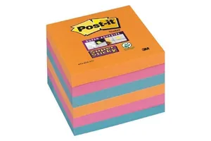 Samolepiace bloček "Super Sticky", Bangkok, 76x76 mm, 6x90 listov, 3M POSTIT
