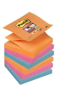 Samolepicí bloček "Super Sticky" "Z", Bangkok, 76x76 mm, 6x90 listů, 3M POSTIT