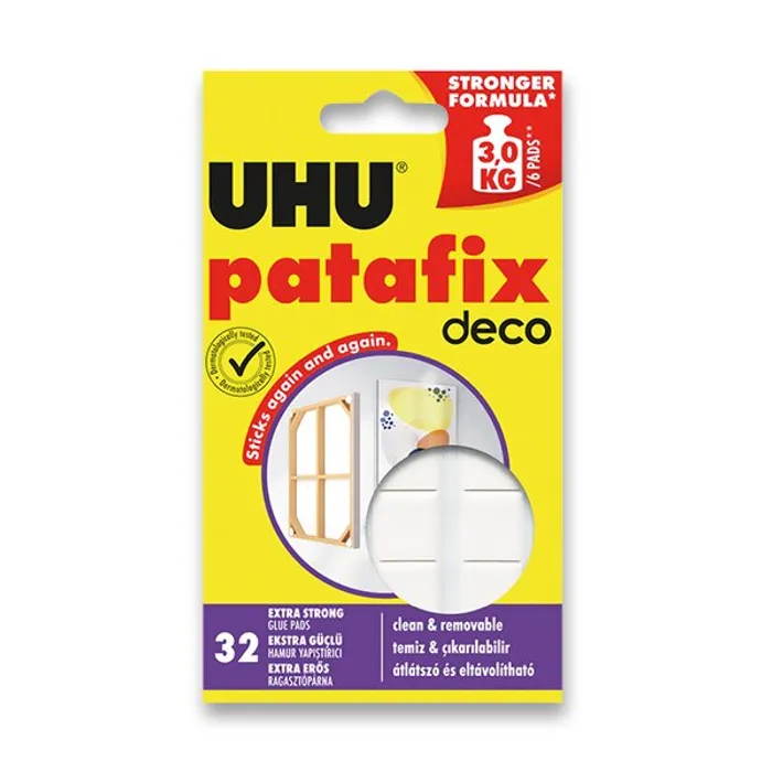 Hlavný obrázok produktu Samolepicí guma Patafix Homedeco 32 ks