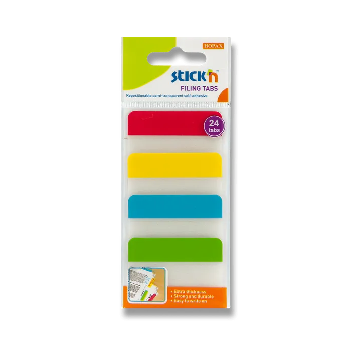 Hlavný obrázok produktu Samolepicí záložky Hopax Stick’n Clearnote 38 x 51 mm, 4 x 6 ks