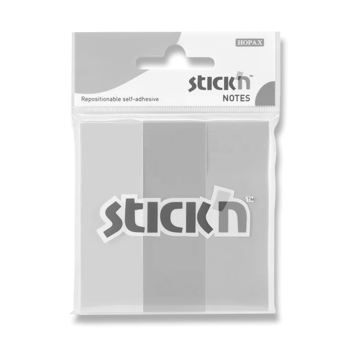 Hlavný obrázok produktu Samolepicí záložky Hopax Stick’n Notes 76 x 25 mm, 3 × 50 listů, neonové