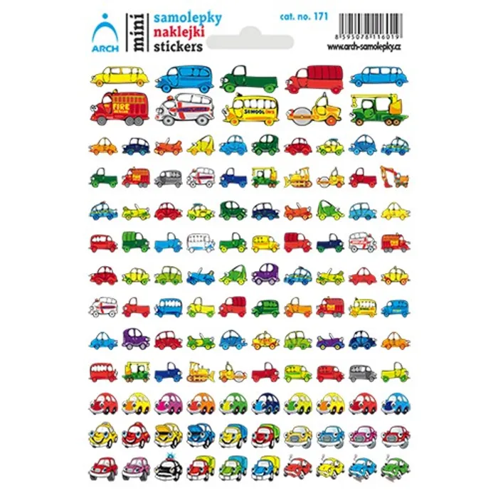 Hlavný obrázok produktu Samolepky "Autíčka"