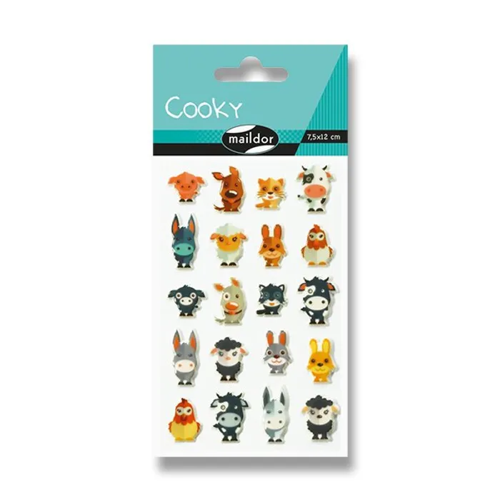 Hlavný obrázok produktu Samolepky Maildor 3D Cooky Farma