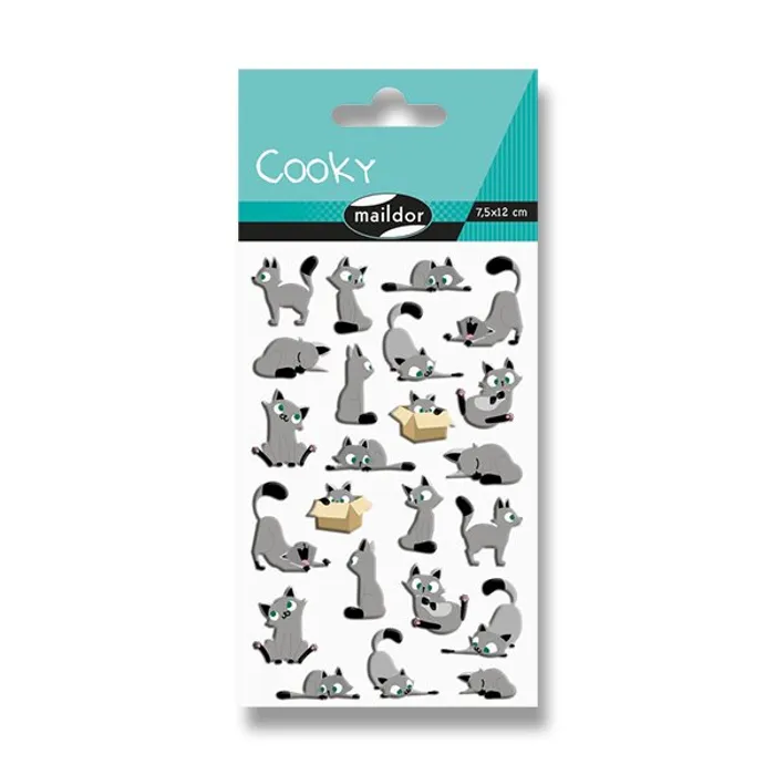 Hlavný obrázok produktu Samolepky Maildor 3D Cooky Kočky