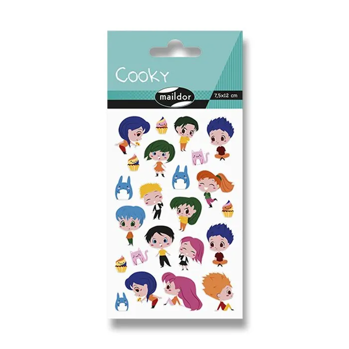 Hlavný obrázok produktu Samolepky Maildor 3D Cooky Manga