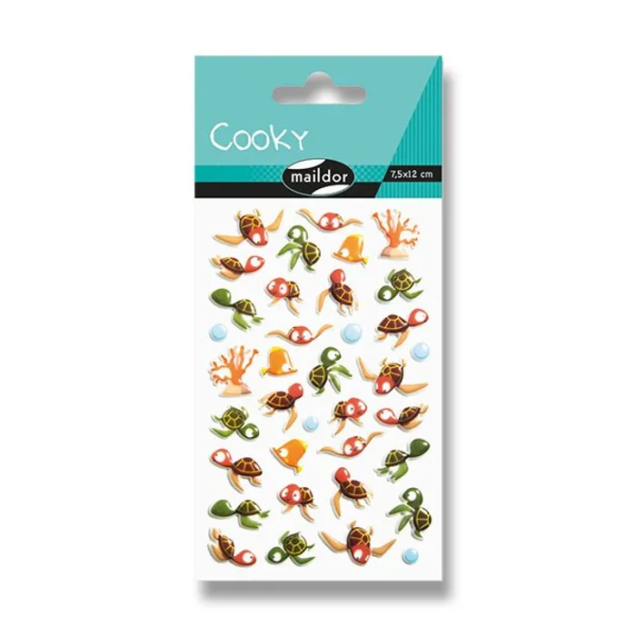 Hlavný obrázok produktu Samolepky Maildor 3D Cooky Mořské želvy