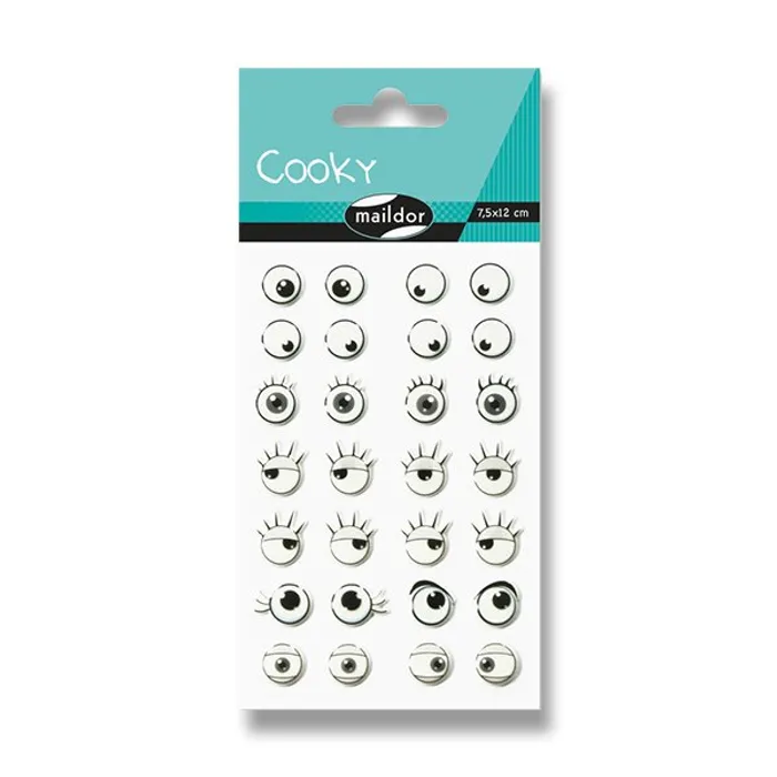 Hlavný obrázok produktu Samolepky Maildor 3D Cooky Oči