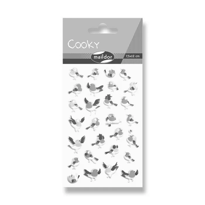 Hlavný obrázok produktu Samolepky Maildor 3D Cooky Ptáčci