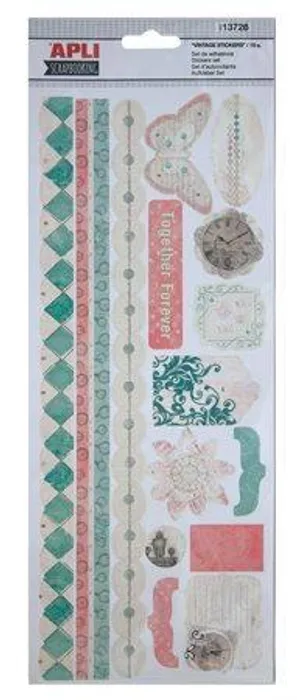 Hlavný obrázok produktu Samolepky, scrapbooking, APLI, "Vintage"