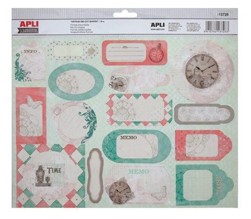 Hlavný obrázok produktu Samolepky, scrapbooking, APLI, "Vintage"